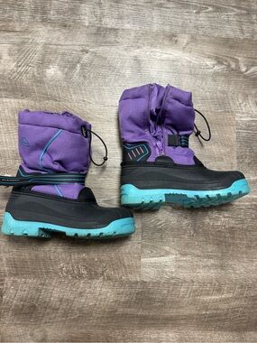 ALEADER Girls Snow Boots Size 4